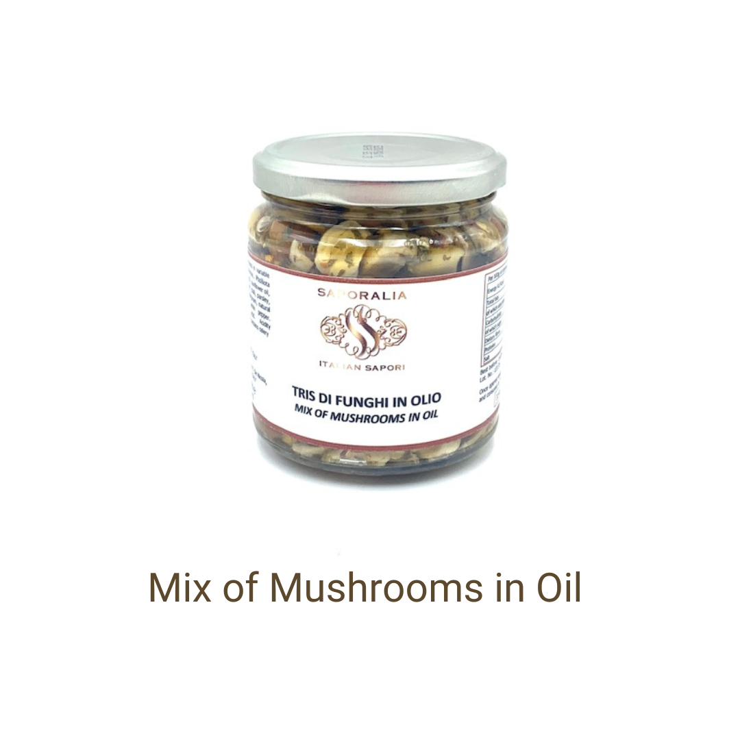 Whole mushrooms in oil 1600ml