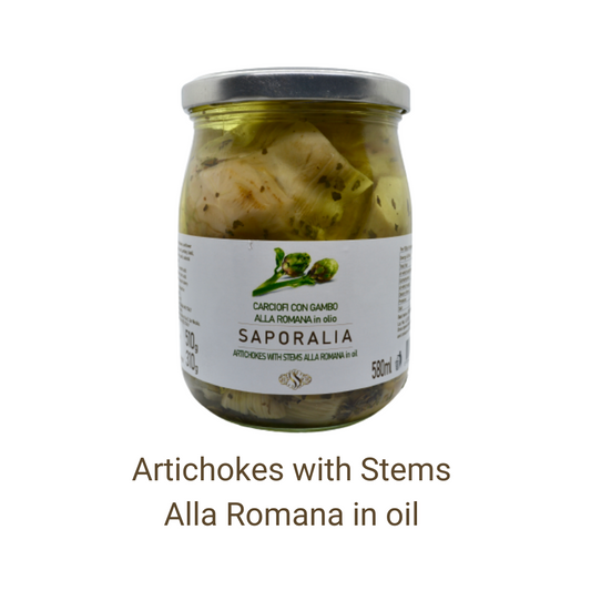 "Alla Romana" Artichokes with stem 510g